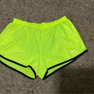 Nike Women's Bright Lime Athletic Shorts